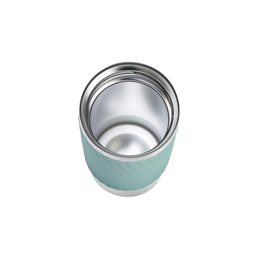 Tefal - Thermobecher 360 ml EASY TWIST MUG Edelstahl/Grün