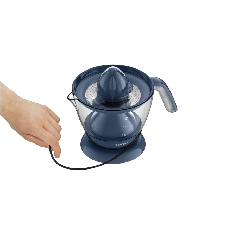 Tefal - Elektrische Zitruspresse MORNING CITRUS PRESS 0,8 l 25W/230V blau
