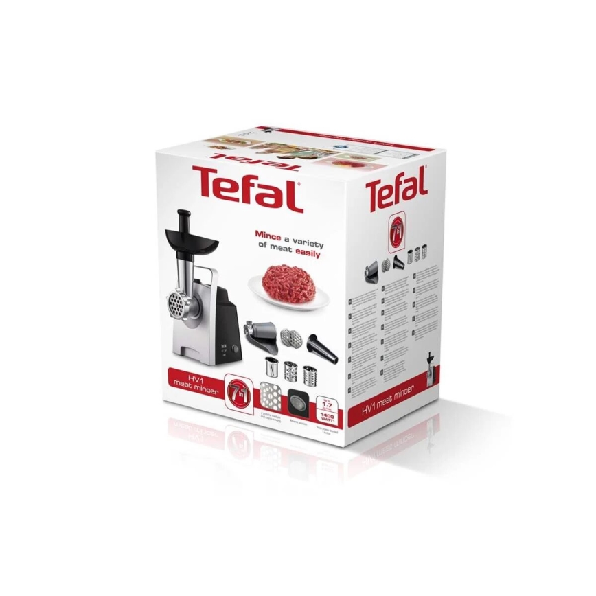 Tefal - Fleischwolf 7in1 1400W/230V schwarz/silbern