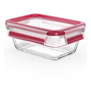 Tefal - Frischhaltedose 0,45 l MSEAL GLASS rot/Glas