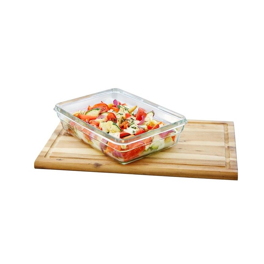 Tefal - Frischhaltedose 0,45 l MSEAL GLASS rot/Glas