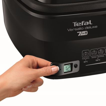 Tefal - Fritteuse 2 l VERSALION DE LUXE 7in1 1600W/230V schwarz