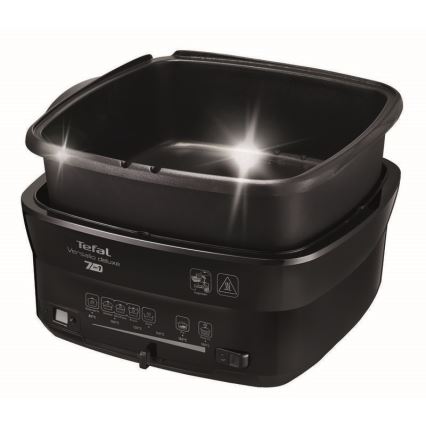 Tefal - Fritteuse 2 l VERSALION DE LUXE 7in1 1600W/230V schwarz