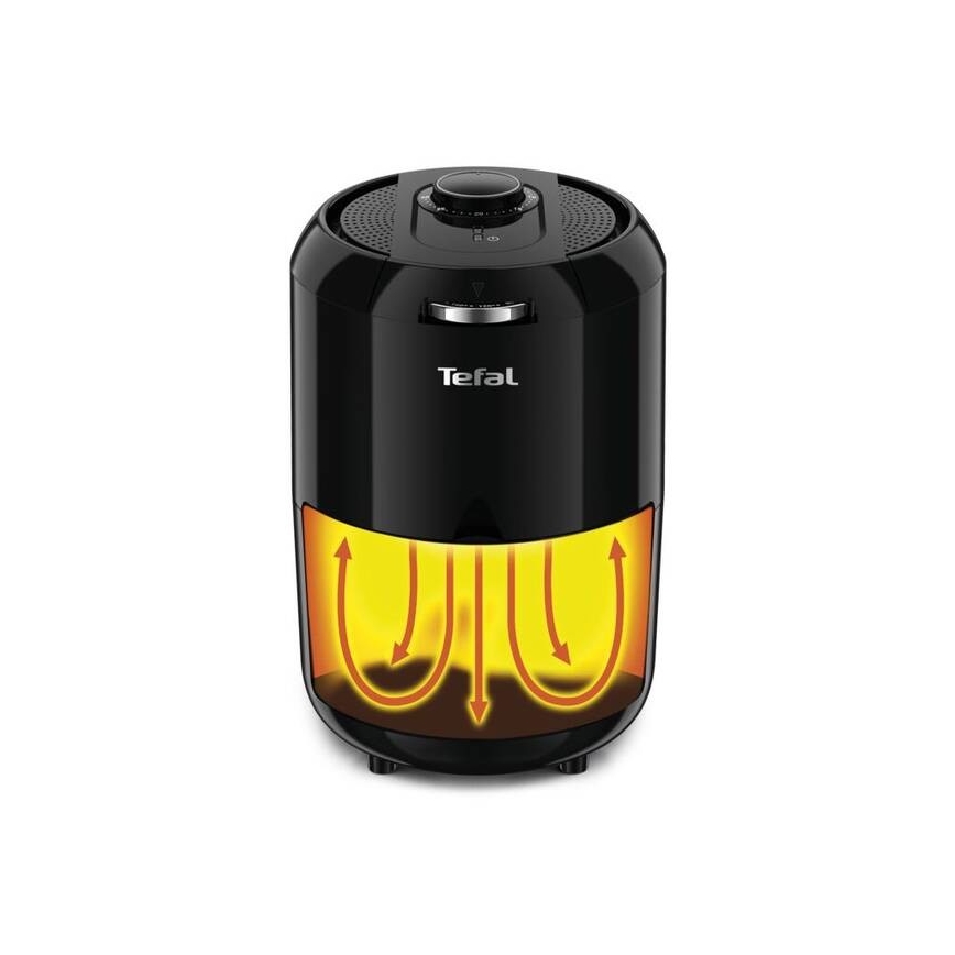 Tefal - Heißluftfritteuse 1,6 l EASY FRY COMPACT 1030W/230V schwarz