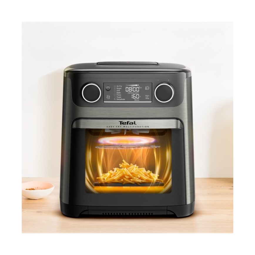 Tefal - Heißluftfritteuse 15 l EASY FRY 9-in-1 1800 W/230 V schwarz