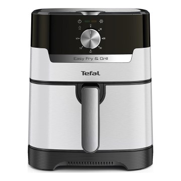 Tefal - Heißluftfritteuse 4,2 l EASY FRY&GRILL 2-in-1 1550W/230V Edelstahl