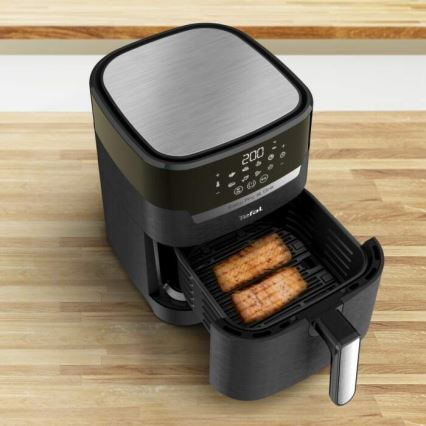 Tefal - Heißluftfritteuse 4,2 l EASY FRY&GRILL 2-in-1 1550W/230V schwarz