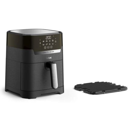 Tefal - Heißluftfritteuse 4,2 l EASY FRY&GRILL 2-in-1 1550W/230V schwarz