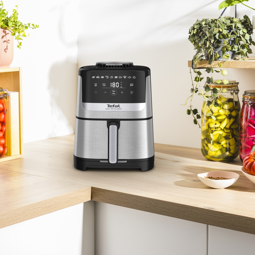 Tefal - Heißluftfritteuse 5 l EASY FRY SILENCE 10-in-1 1400-1670W/230V
