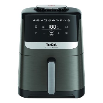Tefal - Heißluftfritteuse 5 l EASY FRY SILENCE COAL 1400-1670W/230V