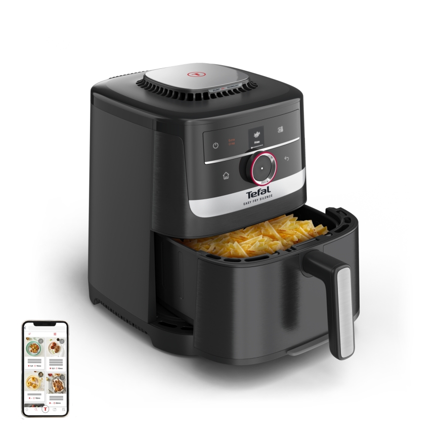 Tefal - Heißluftfritteuse 5 l EASY FRY SILENCE SMART 1400-1670W/230V