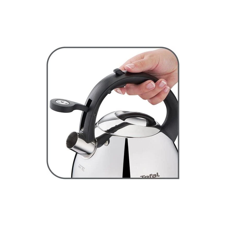 Tefal - Induktions-Wasserkocher 2,7 l Edelstahl