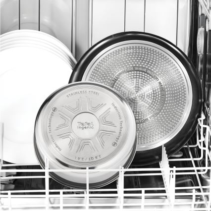 Tefal - INGENIO COOK 6-teiliges Kochgeschirr-Set, Edelstahl