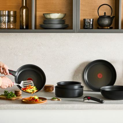 Tefal - INGENIO Excellence Fusion Kochgeschirr-Set, 8-teilig
