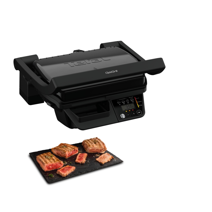Tefal - Intelligenter elektrischer Grill Tefal OPTIGRILL 2000W/230V