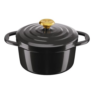 Tefal - Kasserolle mit Deckel AIR 20 cm anthrazit