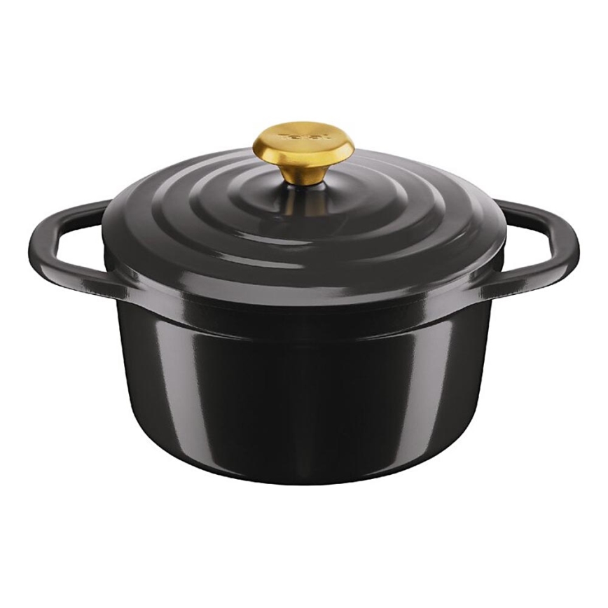 Tefal - Kasserolle mit Deckel AIR 20 cm anthrazit