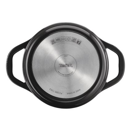 Tefal - Kasserolle mit Deckel AIR 20 cm anthrazit