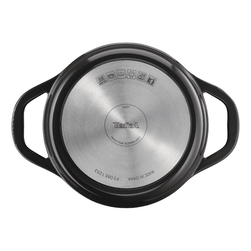 Tefal - Kasserolle mit Deckel AIR 20 cm anthrazit