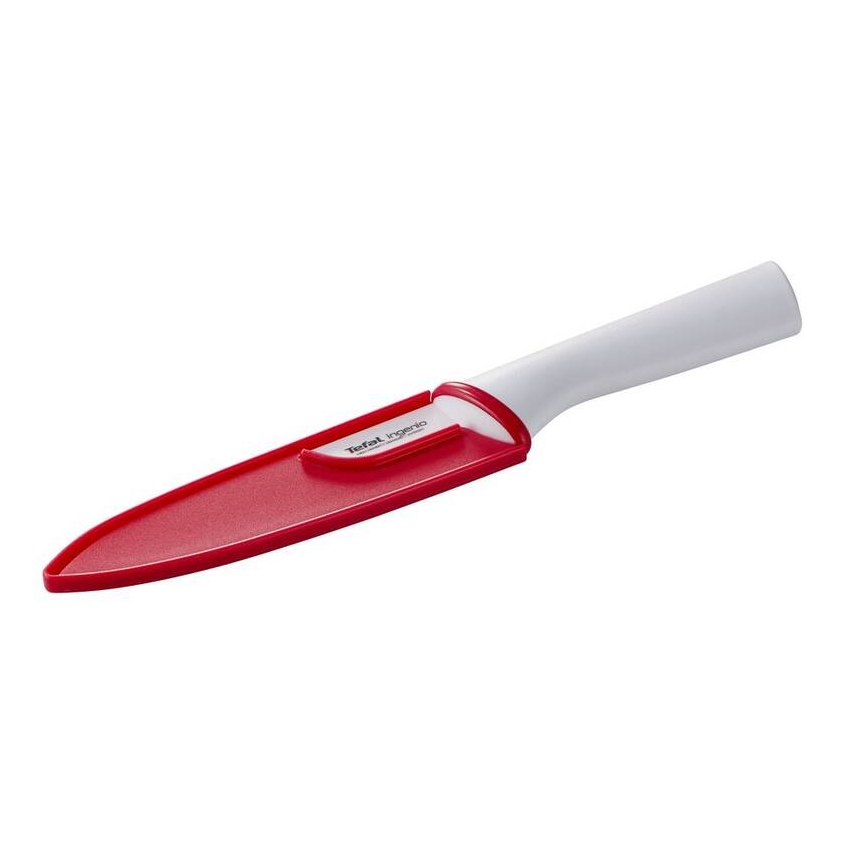 Tefal - Keramikmesser Chefkoch INGENIO 16 cm weiß/rot