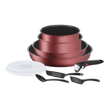 Tefal - Kochgeschirr-Set 10 Stk. INGENIO DAILY CHEF kupfern