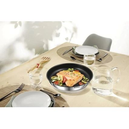 Tefal - Kochgeschirr-Set 10 Stk. INGENIO EMOTION Edelstahl