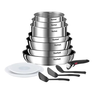 Tefal - Kochgeschirr-Set 13 Stk. INGENIO EMOTION Edelstahl