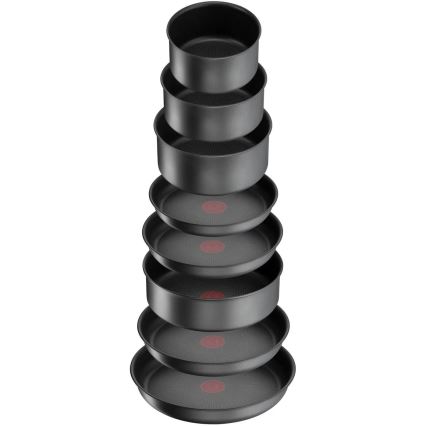 Tefal - Kochgeschirr-Set 20 Stk. INGENIO DAILY CHEF ON schwarz