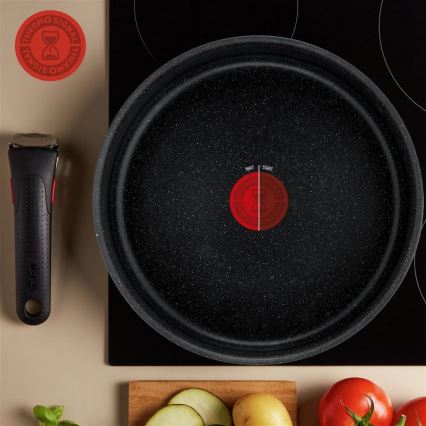 Tefal - Kochgeschirr-Set 7 Stk. INGENIO BLACK STONE