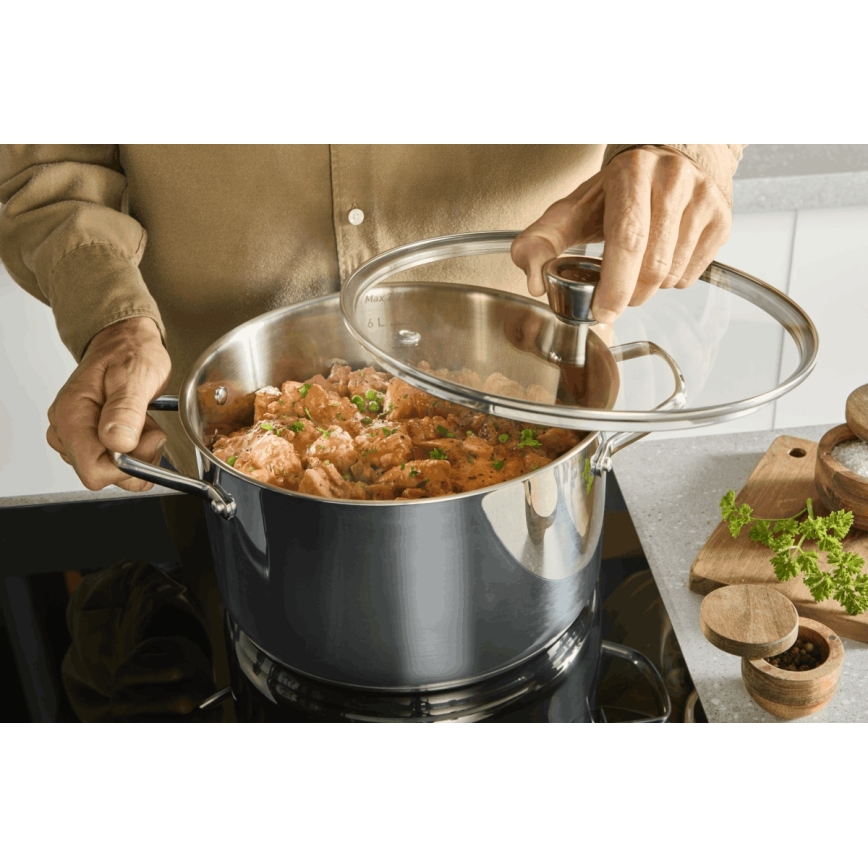 Tefal - Kochtopf mit Deckel EMOTION+ XL 32 cm