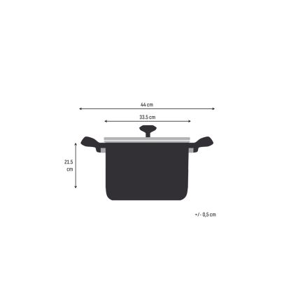 Tefal - Kochtopf mit Deckel EMOTION+ XL 32 cm