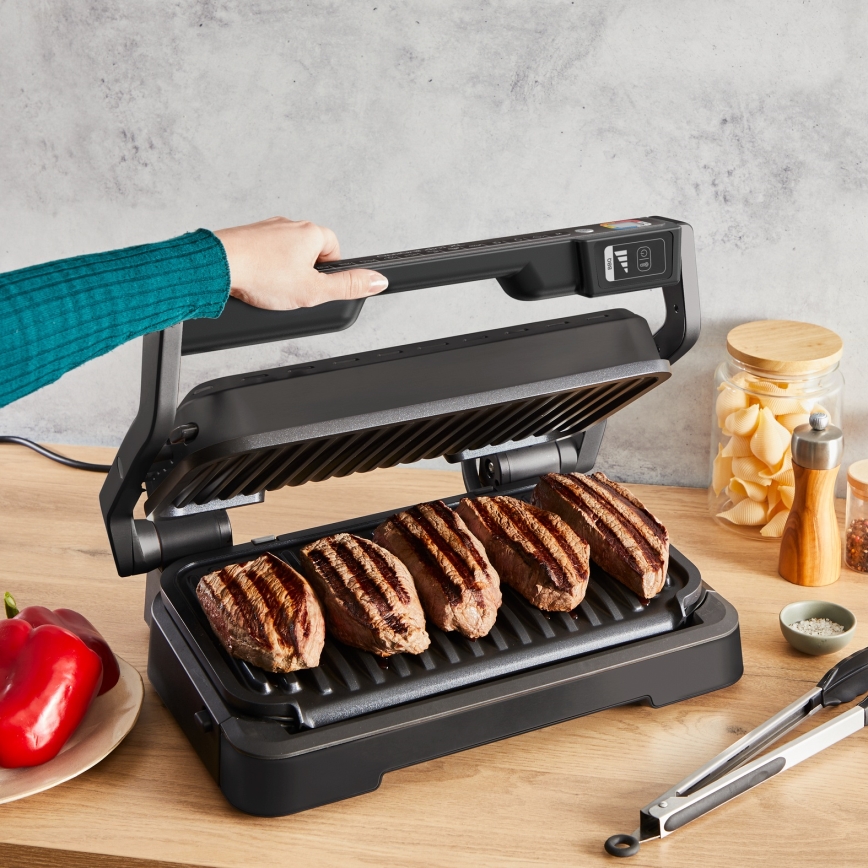 Tefal - Kontaktgrill OPTIGRILL 2200W/230V schwarz