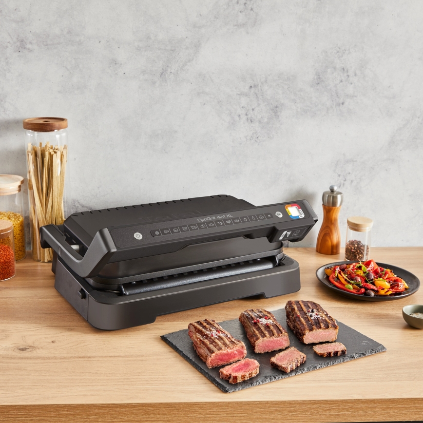 Tefal - Kontaktgrill OPTIGRILL 2200W/230V schwarz
