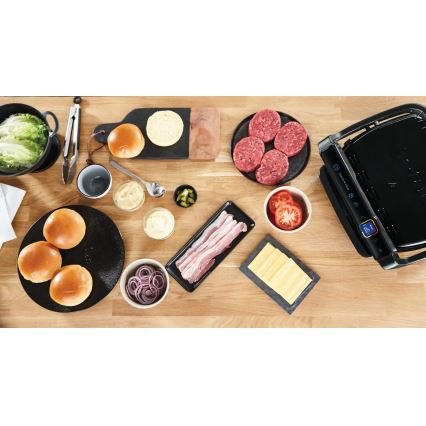 Tefal - Kontaktgrill OPTIGRILL ELITE 2000W/230V schwarz