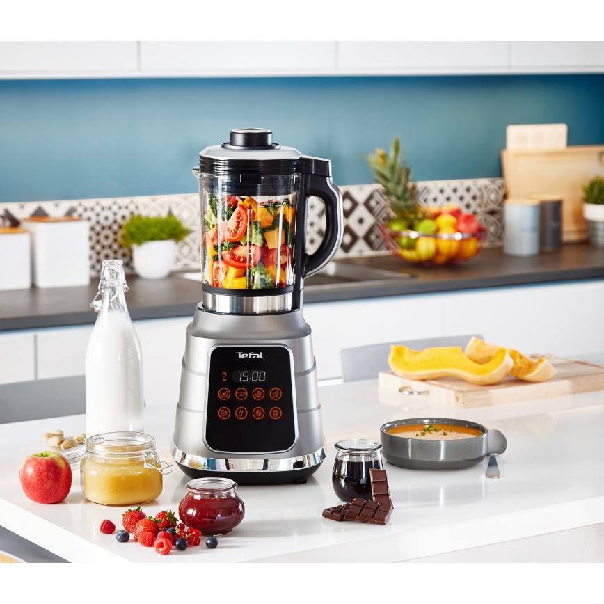 Tefal - Küchen-Standmixer HIGH SPEED ULTRABLEND BOOST 1300W/230V grau