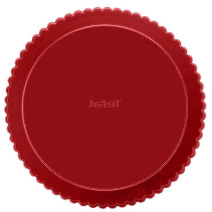 Tefal - Kuchenform mit abnehmbarem Boden DELIBAKE 28 cm rot