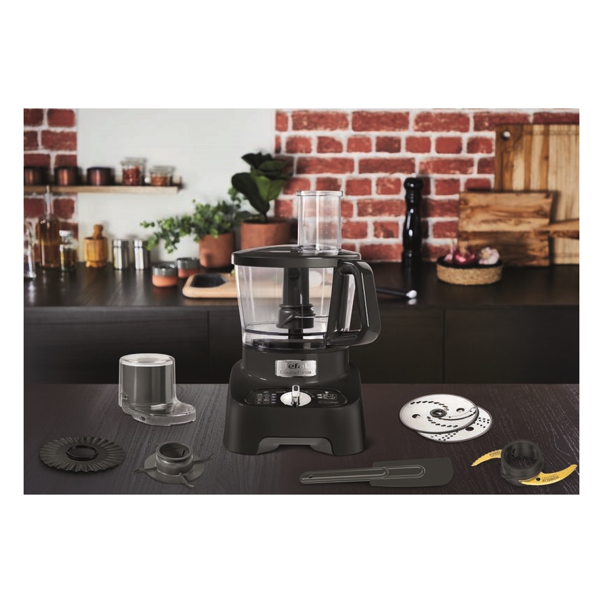 Tefal - Küchenmaschine DOUBLE FORCE 1000W/230V schwarz