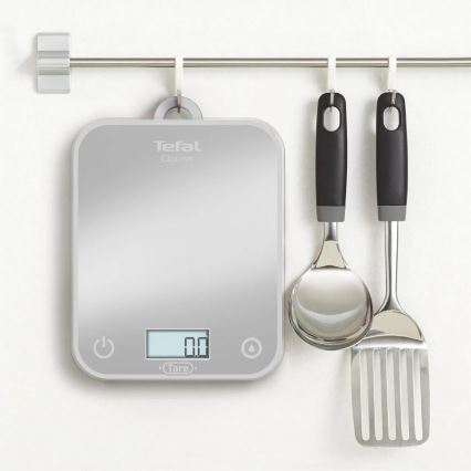 Tefal - Küchenwaage OPTISS 2xAAA grau