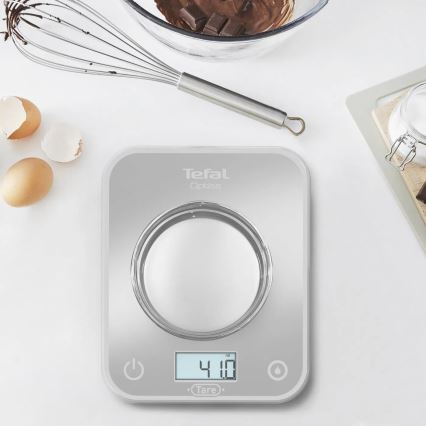 Tefal - Küchenwaage OPTISS 2xAAA grau