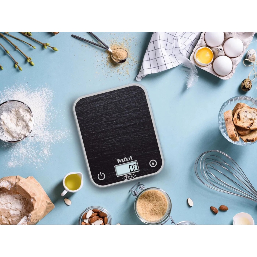 Tefal - Küchenwaage OPTISS 2xAAA schwarz