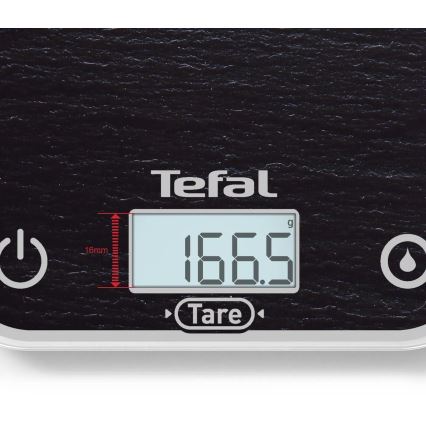 Tefal - Küchenwaage OPTISS 2xAAA schwarz