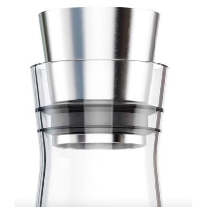 Tefal - Kühlkaraffe aus Glas FLOW SLIM 1 l Edelstahl/Glas