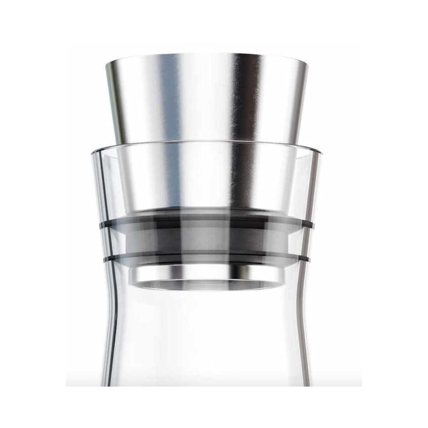 Tefal - Kühlkaraffe aus Glas FLOW SLIM 1 l Edelstahl/Glas