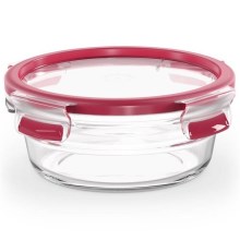 Tefal - Lebensmittelbehälter 0,6 l MSEAL GLASS rot/Glas