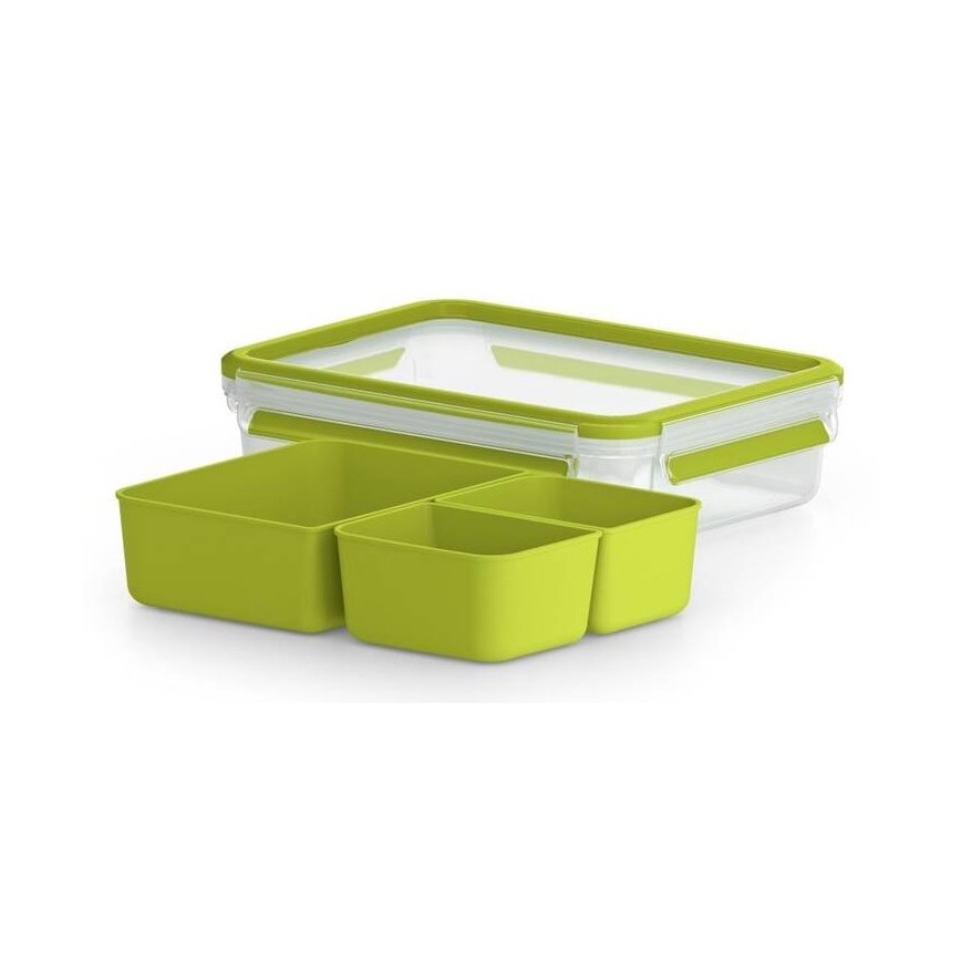 Tefal - Lebensmittelbehälter 1,2 l MASTER SEAL TO GO grün