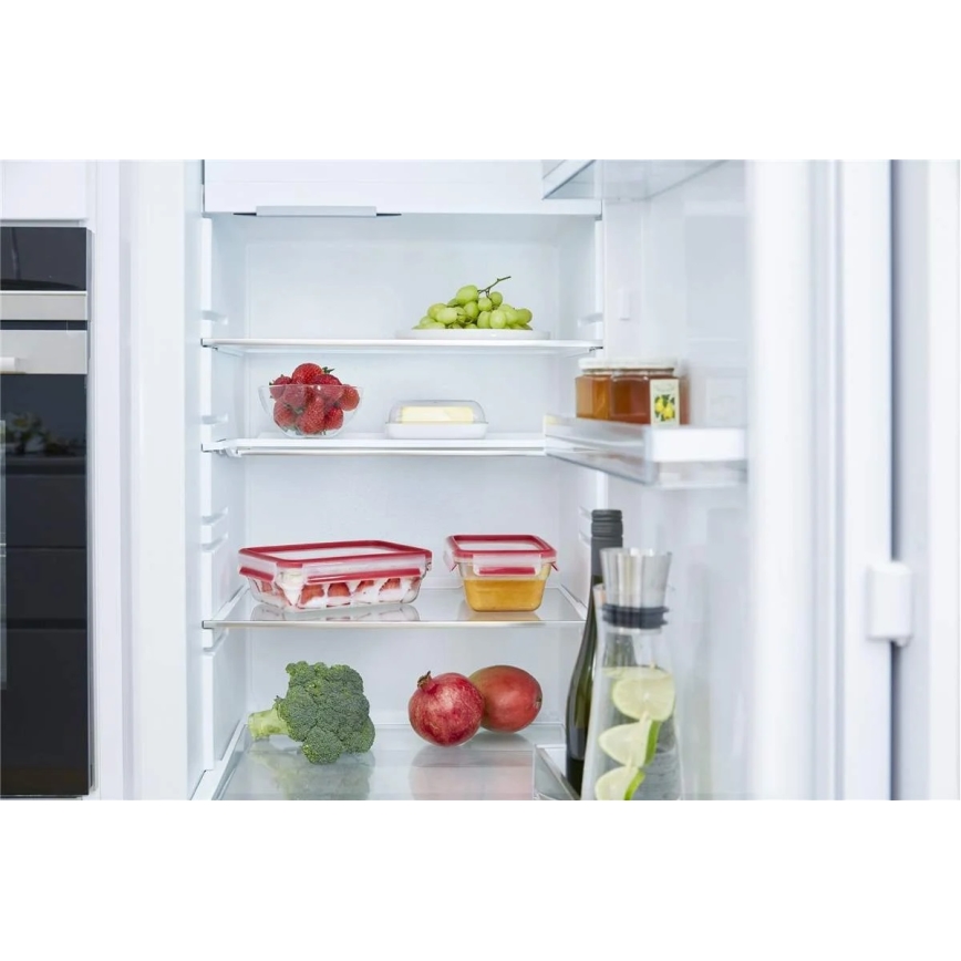 Tefal - MSEAL GLASS Vorratsdose 1,3 l rot/Glas