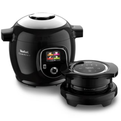 Tefal - Multifunktionaler elektrischer Schnellkochtopf mit Zubehör, 6 l, 1600 W/230 V, schwarz