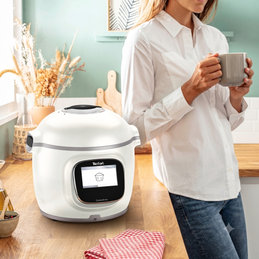 Tefal - Multifunktionaler elektrischer Druckkochtopf 6 l COOK4ME TOUCH PRO 1600W/230V