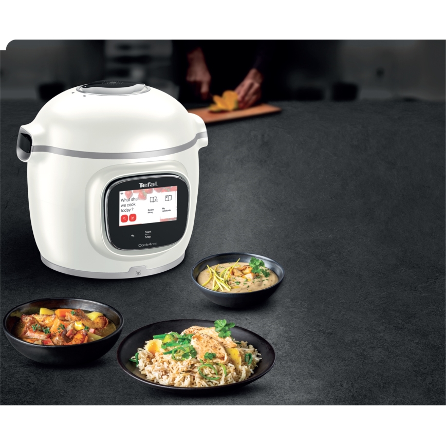 Tefal - Multifunktionaler elektrischer Druckkochtopf 6 l COOK4ME TOUCH PRO 1600W/230V Wi‑Fi