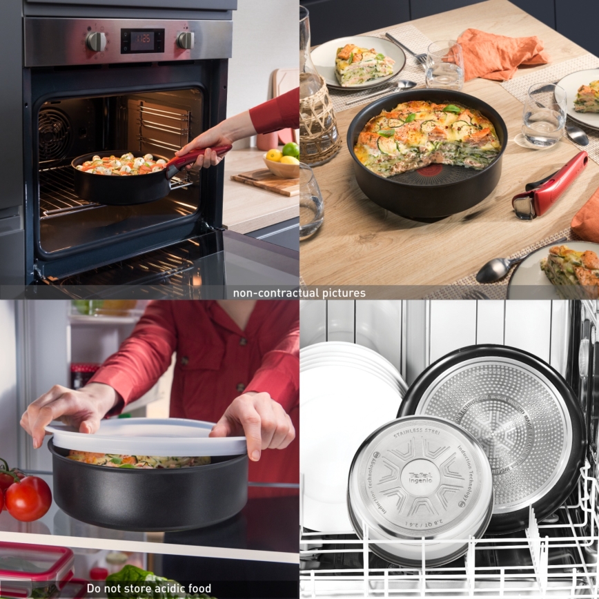 Tefal - Pfannenset 3-teilig INGENIO INTENS' CERAM